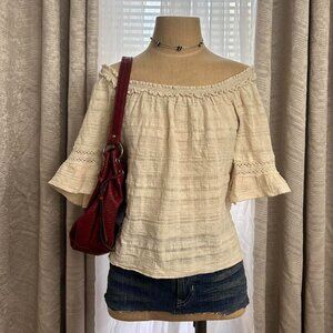 Max Studio Women's Cream Blouse